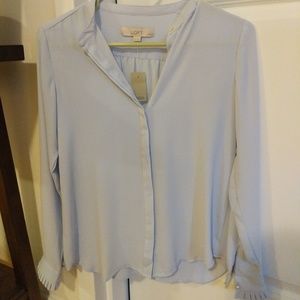 LOFT button down blouse